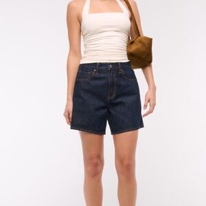 Abercrombie & Fitch Indigo Denim , the loose short high rise